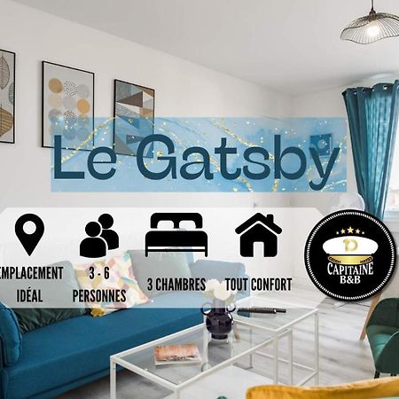 Le Gatsby - 3 Chambres - Centre-Ville Troyes Bagian luar foto