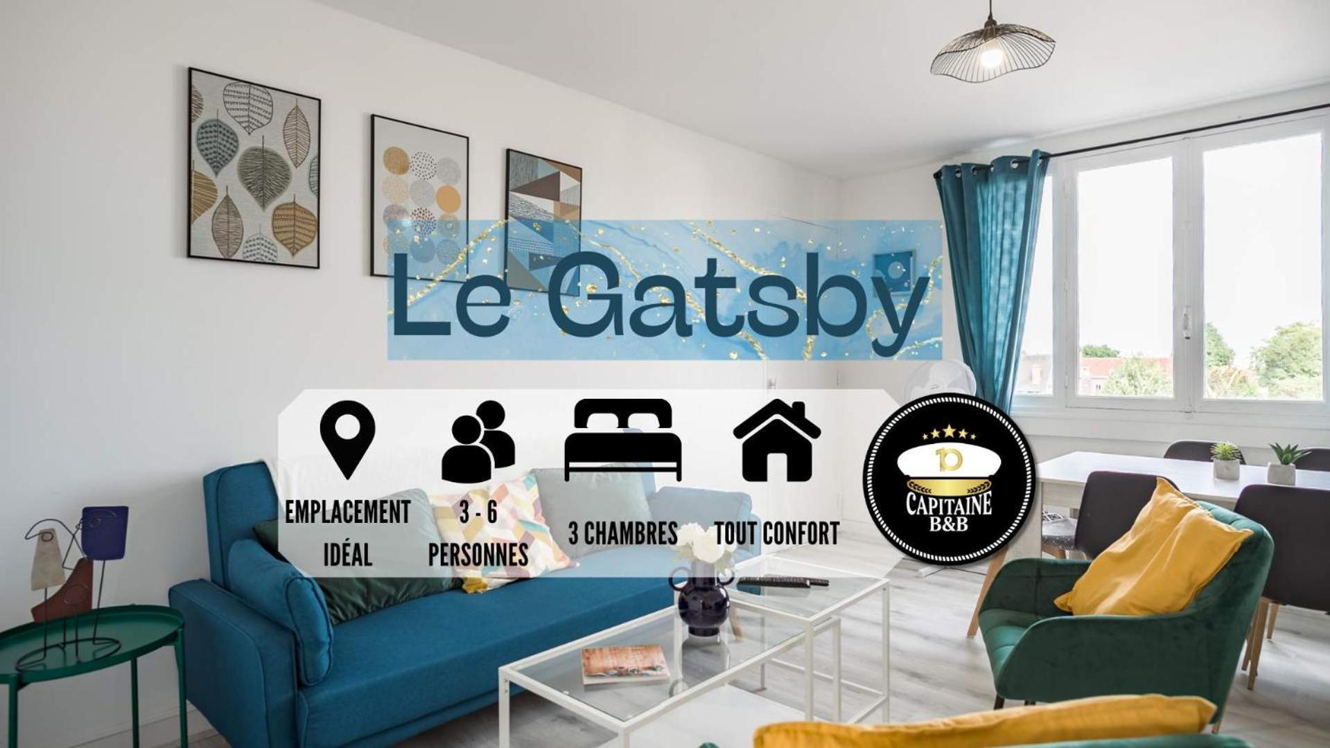 Le Gatsby - 3 Chambres - Centre-Ville Troyes Bagian luar foto